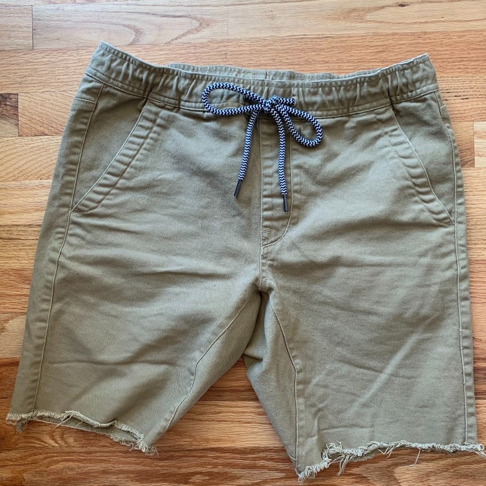 Volcom | Casual Drawstring Khaki Shorts